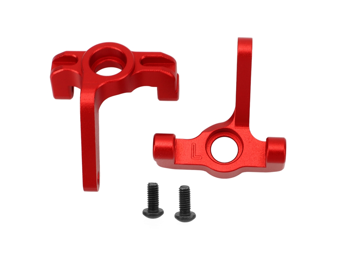 Mali 2pcs Copos de Direção de Carro Rc em Liga de Alumínio Acessórios para Losi 1/10 22s 2wd Vermelho