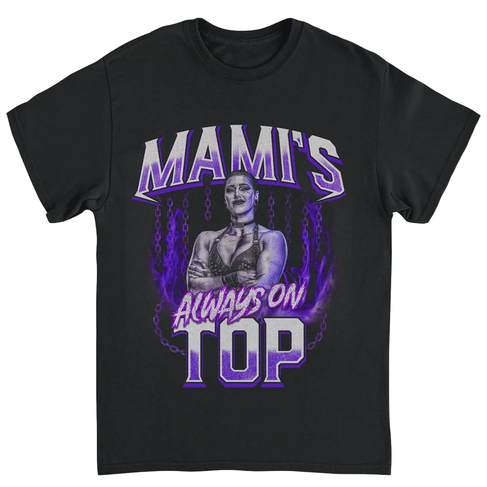 Wwe Rhea Ripley Mami's Always On Top T-shirt Unisex Rockinstone Size:s