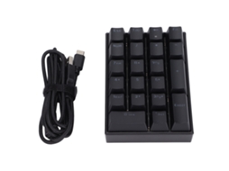 Aetheria teclado Mecânico com Fio 21 Teclas Retroiluminado Led Eixo Verde Durável Anti desbotamento
