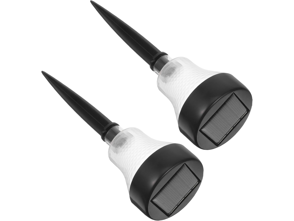 Conjunto De 2 Luzes Solares Led À Prova D'água Para Uso Externo.
