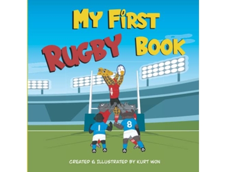 Livro My First Rugby Book de Kurt Won (Inglês)