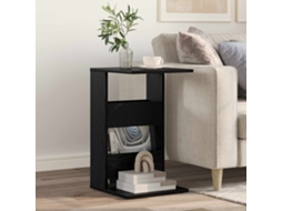 Vidaxl Mesa Lateral Carvalho Preto 40 X 35 X 60,5 Cm