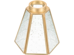 Luminária de Teto Vintage em Vidro, Estilo Durável, Adequada para Todos os Usos. SFUSHOS