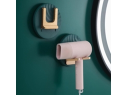 Organizador De Ferramentas Cabelo Para Parede, Instalação Com Adesivo Ou Furadeira E Compatível Anel Magnético Fixação Segura, Suporte Secad