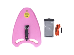 Tabua de Nado Eva Plegavel com Suporte Celular Rosa