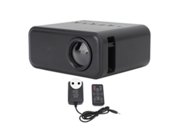 Projetor Mini Portátil 1080p Wifi Wireless Home Theater Controle Remoto Usb Preto Plugue Eu