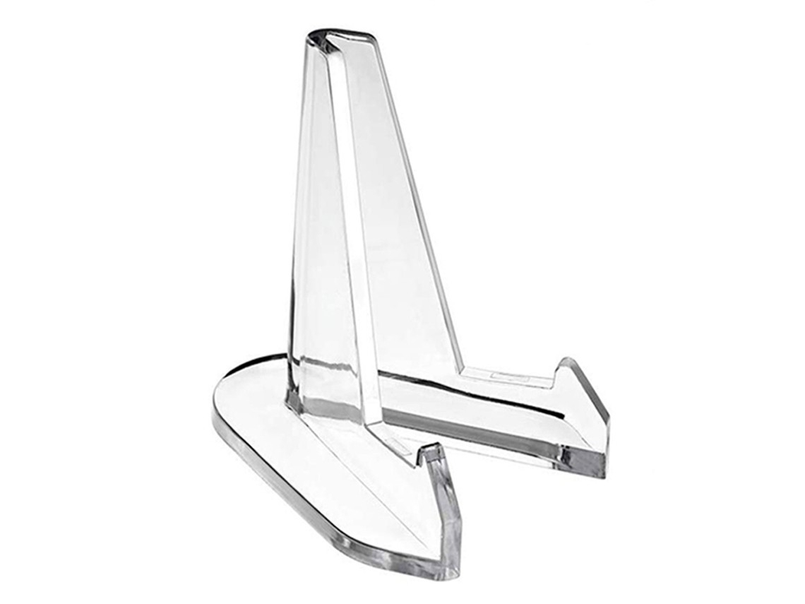 Stable Acrylic Holder For Signs And Coins.