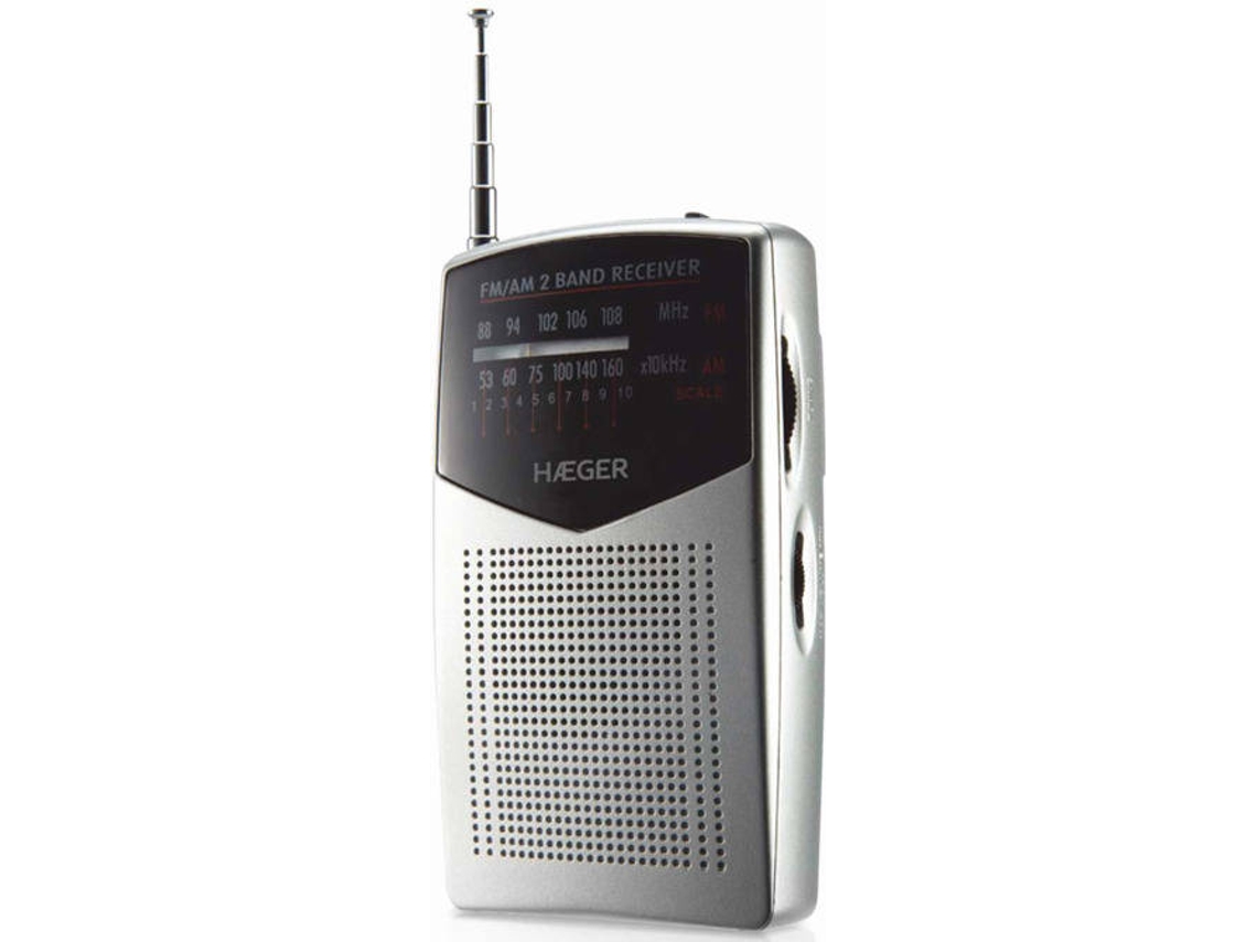 Rádio de Bolso HAEGER Pocket (AM/FM Pilhas) Worten.pt