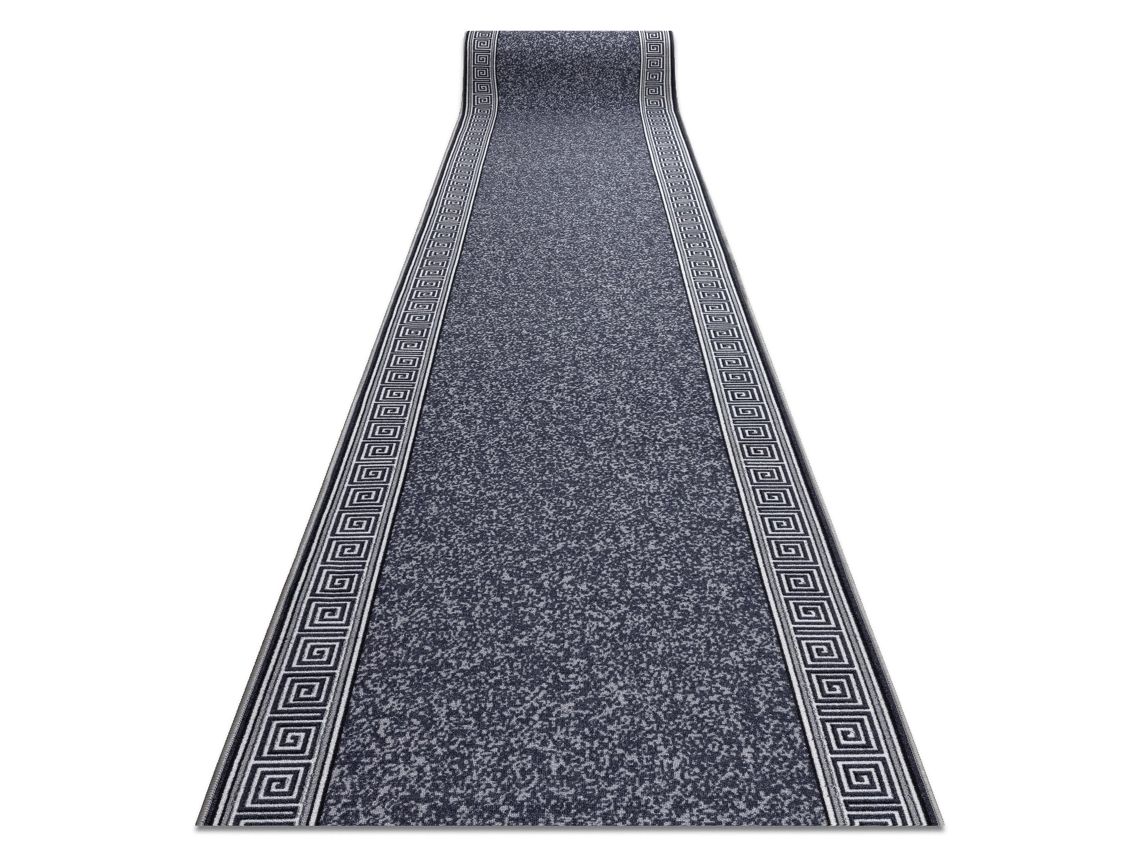 Passadeira Anti Derrapante Grek Grego, Antiderrapante Cinzento 80cm