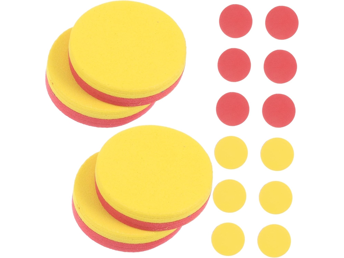 50 Peças Coloridas De Matemática, Magnéticas De Eva Em Dois Tons, Jogo Educativo Pré- Escolar Para