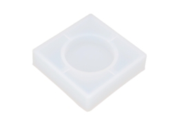 Molde De Silicona Para Cenicero Tetragonal Reutilizable Fácil De Desmoldar Para Almacenamiento De Joyería Y Manualidades Diy