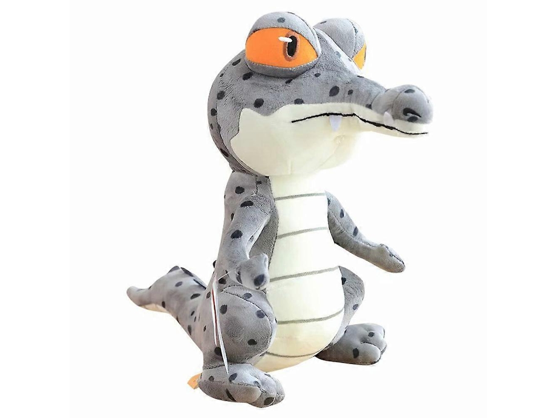 Pelúcia De Crocodilo Cinza Para Crianças