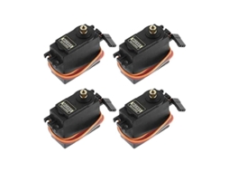 Servo motor LINJOU MG995 180 graus com engrenagem de metal, 20kg de torque, compatível com robôs e carros, preto