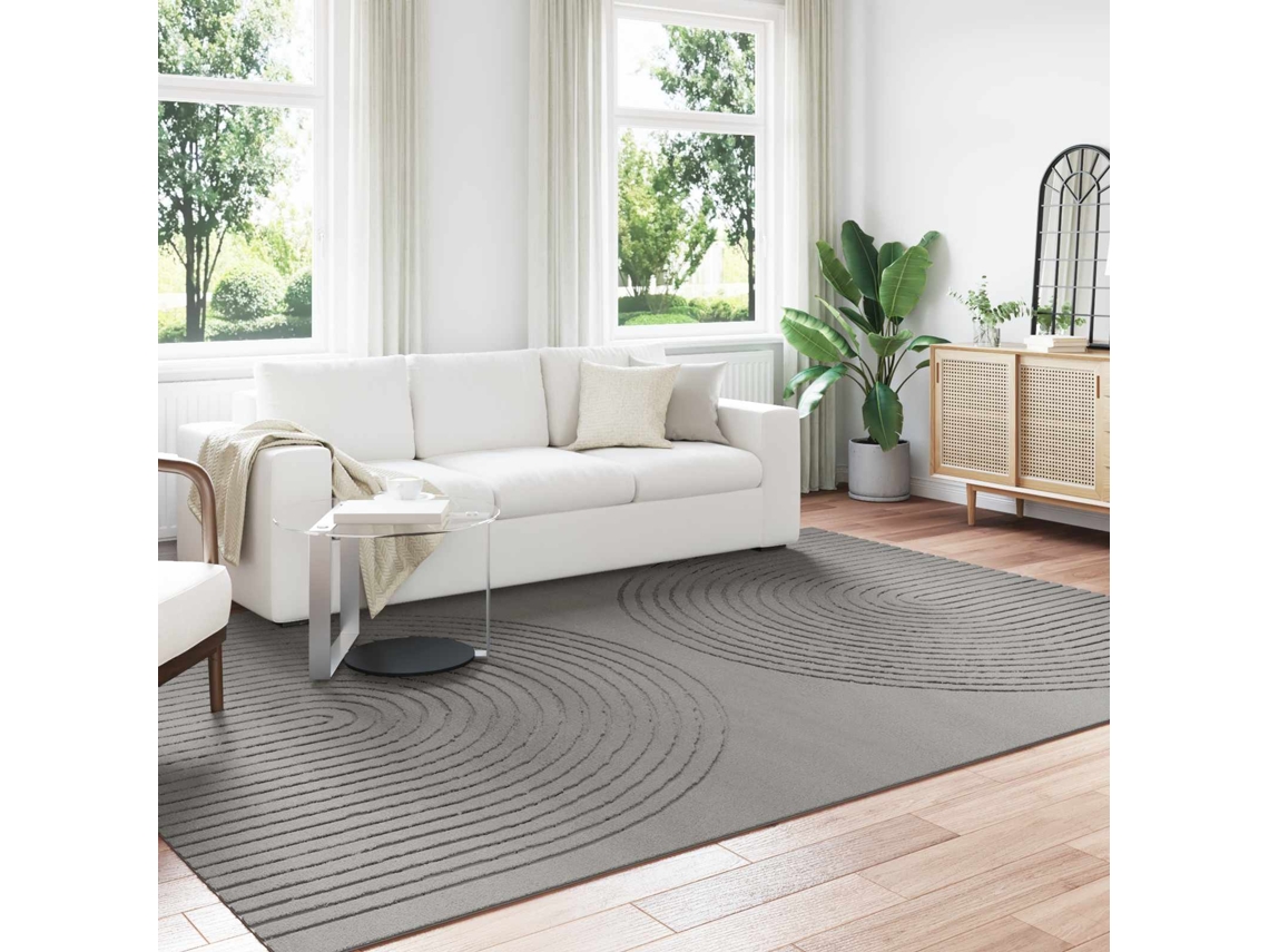 Vidaxl Tapete Interno Galati Cinzento 280 X 200 Cm Poliéster