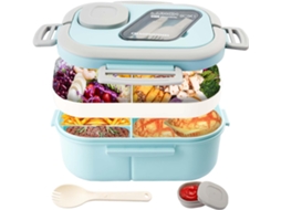 Chaleiras Bento Para Adultos, Caixas Para Salada, Tabuleiros Bento Para Ingredientes, Molhos E Garfos.
