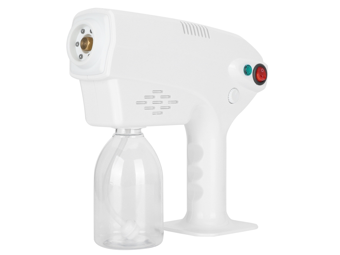 Laxiscreed Pistola De Spray Desinfetante 1200w, Luz Azul, Nano, 300ml, Para Limpeza, Plugue Eua