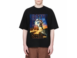 Rockinstone Back To The Future Movie Btf 30th Anniversary Black Adult T-shirt Size:xxxl