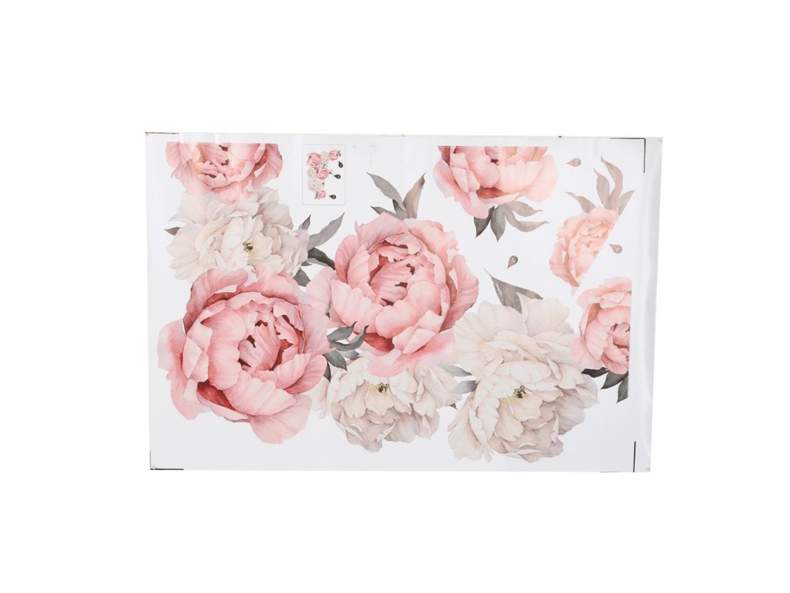 Stickers De Parede Flor De Pêonia Laxiscreed Para Decorar Com Elegância E Estilo