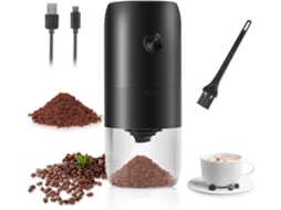Moedor De Café Elétrico Cerâmica, Recarregável Via Usb, Portátil, Moagem Ajustável, Para Grãos De Café E Especiarias, Uso Em Casa