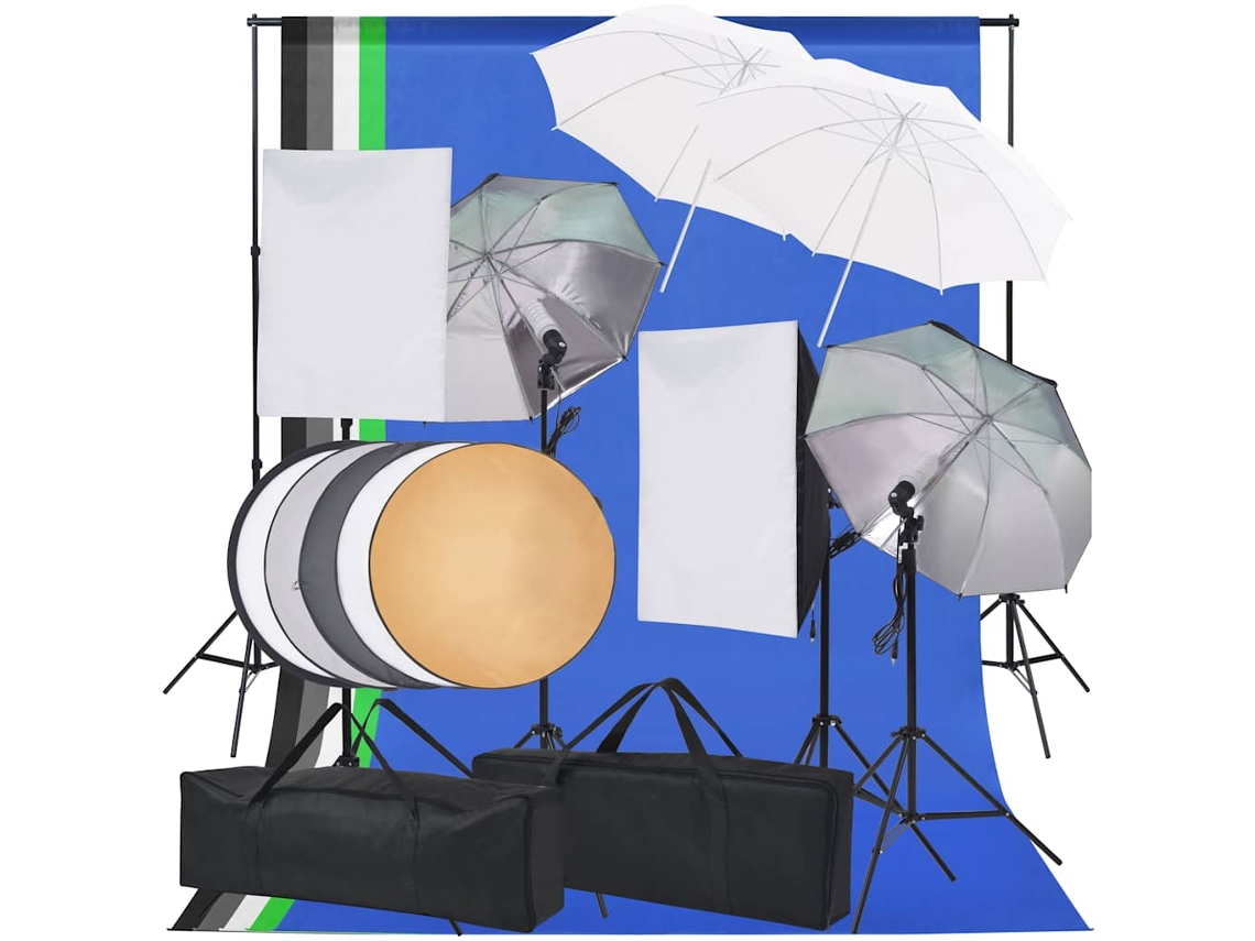 Vidaxl Kit De Iluminação Para Estúdio Fotográfico