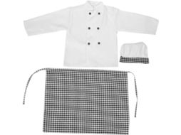 Roupa de Chef Fantasia Infantil Colorido CHABERLU