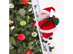 Boneco Papai Noel Elétrico Com Escada, Brinquedo De Natal, Enfeite De Natal Cantante Para Árvore De Natal, Uso Interno E Externo-aquaforge