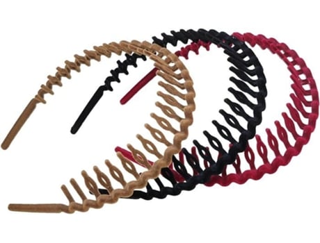 Faixas De Cabelo Para Mulheres, Homens E Meninas, 3 Peças, Faixas Para Cabelo De Esporte, Faixa Com Pente De Plástico, Faixaj916 Sanag