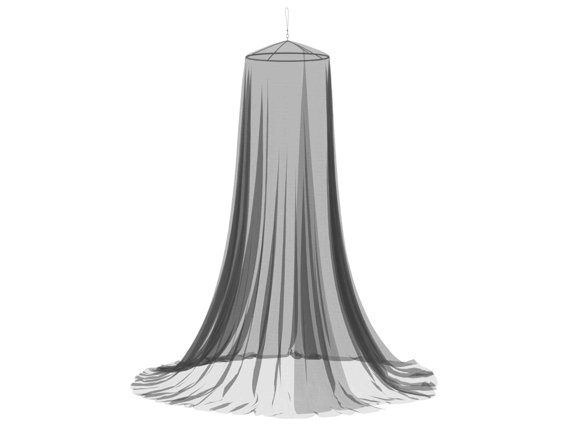 Vidaxl Rede Mosquiteira Para Cama 156 Mesh 156 Mesh Preto Ø56 X 220 Cm
