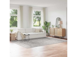 Vidaxl Tapete Shaggy Antiderrapante Cinzento 240 X 340 Cm Pp