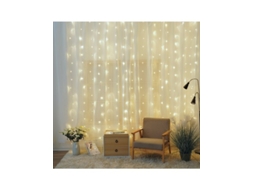 Cortina Led Luminosa 2X2M Luz Fria GSC