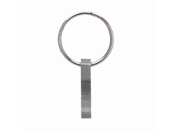 Abridor de Garrafas de Aço Inox Portátil com Llavero
