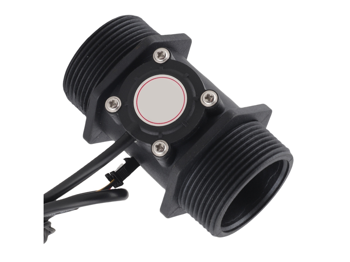 Sensor de fluxo de água para piscina YF-DN40 47 mm Hall Turbine DC 3,5-24 V