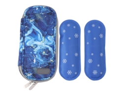 Bolsa Térmica para Insulina com Zíper e Saco de Gelo Leve Compacta para Indoor Outdoor S/MARCA