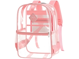 Mochila Infantil Transparente Genérica 2026, Grande Capacidade, Macia, Leve E Durável, Ideal Para Escola,