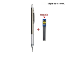(0,5 Mm) Conjunto De Lapiseiras Metálicas, Adequadas Para Desenho E Esboço, Com Grafite Incluído.