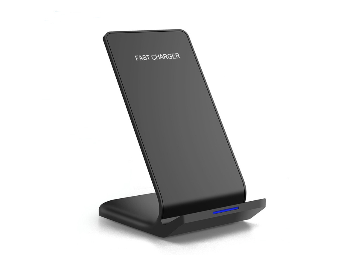 Carregador Sem Fio Rápido, Adequado Para O Samsung Galaxy, Apple Iphone, Google Pixel, Com Bobinas Duplas Para Paisagem Assistindo A Vídeos E Retrato