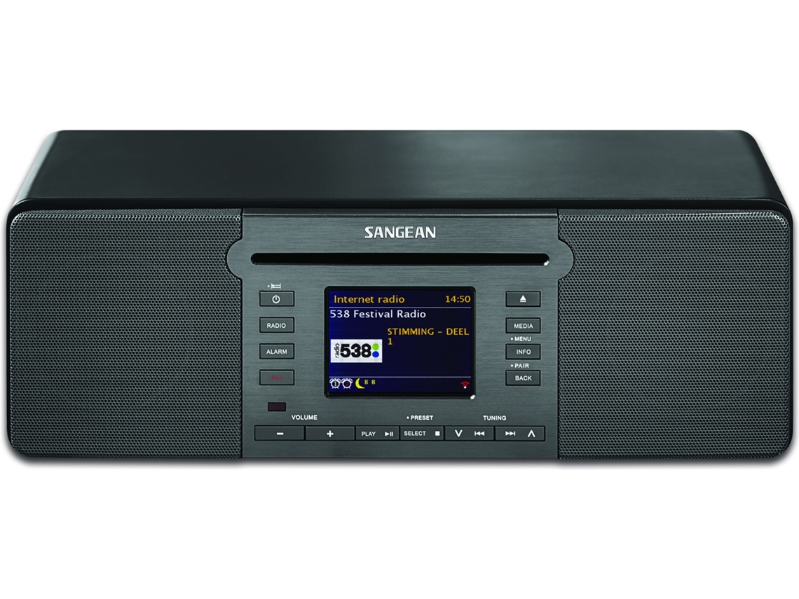 Rádio SANGEAN DDR-66BT (Preto - Digital - DAB+ /FM ) | Worten.pt