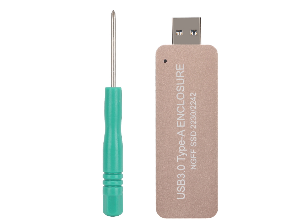 Enclosure Ssd M.2 LAXISCREED Usb3.0 Dourado
