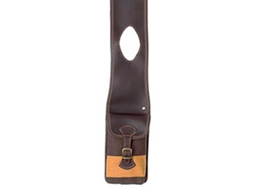 Alforje de Sela com Botão de Lona Castanhohispano Hipica