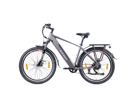 Bicicleta Elétrica Ttgo M310 Motor 500w Bateria 48v15ah Rodas De 27,5 Polegadas Travão De Disco Cinza