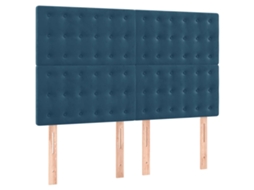 Headboard, Headboards Vidaxl Azul Veludo (144 Cm)