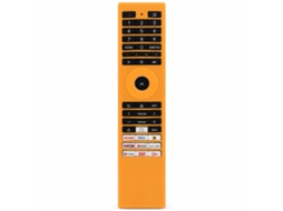 Capa De Silicone Laranja Para Comando De Tv Compatível Com Toshiba Série Ct Erf, Antipó E Antichoque_dae