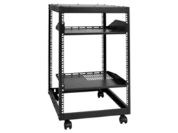 Rack Aberto 15u Com Profundidade Ajustável Para Equipamentos De Rede E Av Tekmaquinas