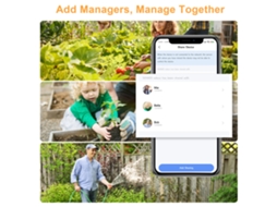 Yuru temporizador de Irrigação Automática Tuya Wifi com Sensor de Chuva Controle App Alexa Google Home Jardim Balcão
