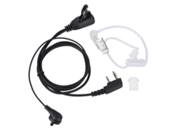 Aetheria auricular com Tubo Acústico para Walkie Talkie Baofeng Uv 5r Bf 888s Kenwood Tk3107