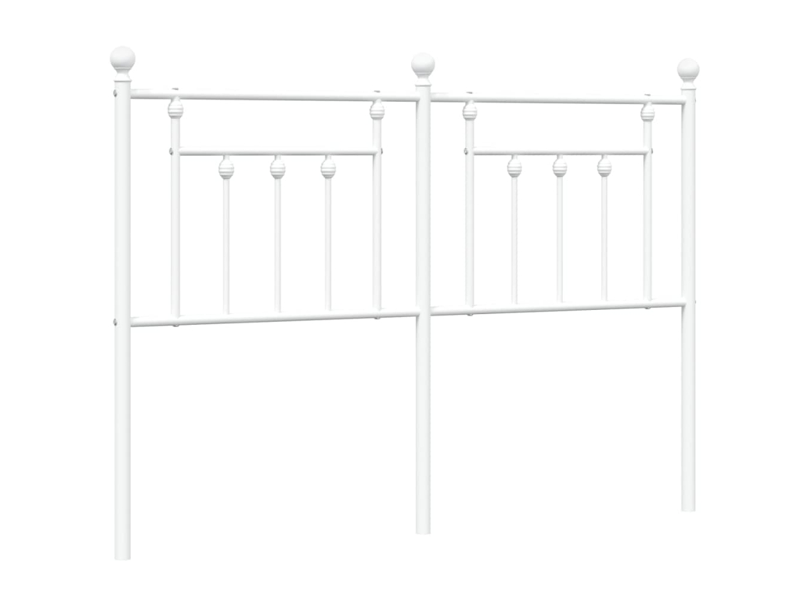 Cabeceira de substituição de 150 cm em metal branco, exclusiva da MAISON.