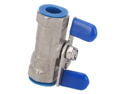 Válvula De Esfera Laxiscreed 1/4" Em Aço Inox 304 Para Diy E Profissionais