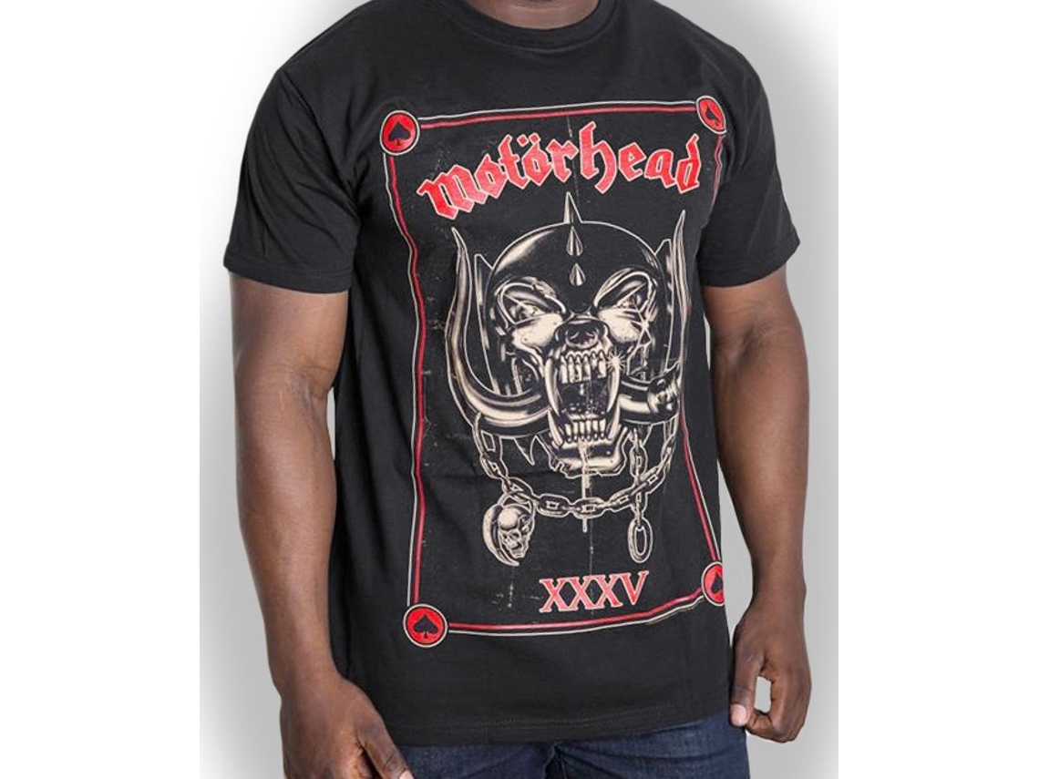 T-Shirt ROCK OFF Motörhead - Anniversary Propaganda Preto (Tamanho: S)