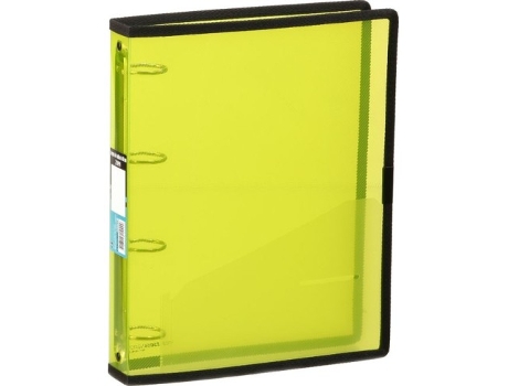 Livro Carpeta A4 4 Anillas 40mm Verde Lima Polipropileno Con Ribete De Desconocido (espanhol)