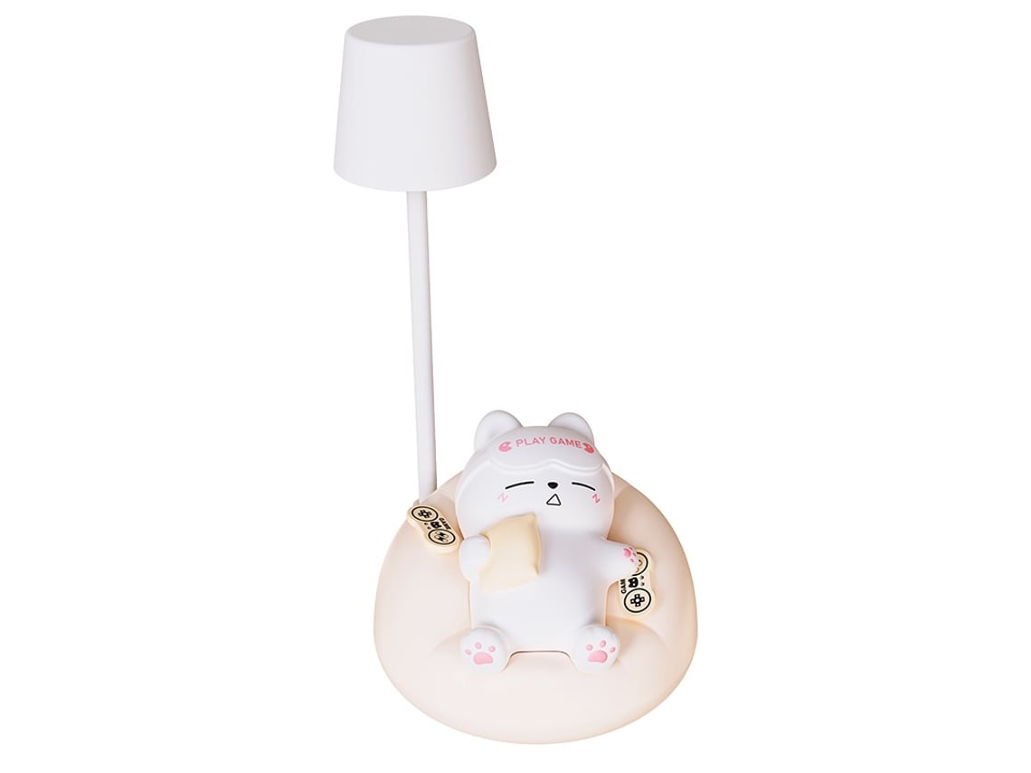 Luz Noturna Led Com 3 Níveis De Brilho, Em Branco Elysve